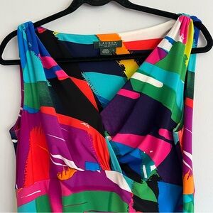 Lauren by Ralph Lauren Colorful Work Dress